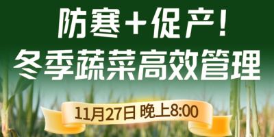 《细说农技》专家张宝林教冬季蔬菜防寒 + 促产高效管理，27 日晚 8 点！