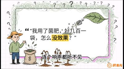 第4节（活化篇）： 土壤里的&ldquo;雇佣兵&rdquo;&mdash;&mdash;如何用菌剂以小博大，解决死棵难题，课程：《揭秘土壤的秘密：让土地帮你赚钱》#识农AI