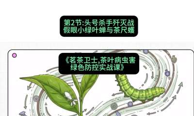 第02节：头号杀手歼灭战&mdash;&mdash;假眼小绿叶蝉与茶尺蠖，课程：《茗茶卫士&mdash;&mdash;茶叶病虫害绿色防控实战课》#识农AI