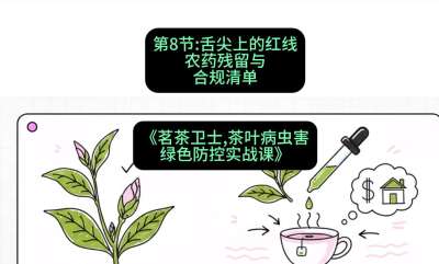 第08节：舌尖上的红线&mdash;&mdash;农药残留与合规清单，课程：《茗茶卫士&mdash;&mdash;茶叶病虫害绿色防控实战课》#识农AI
